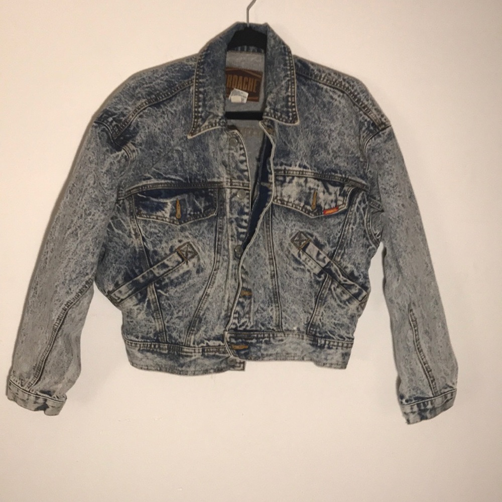 cropped denim jacket